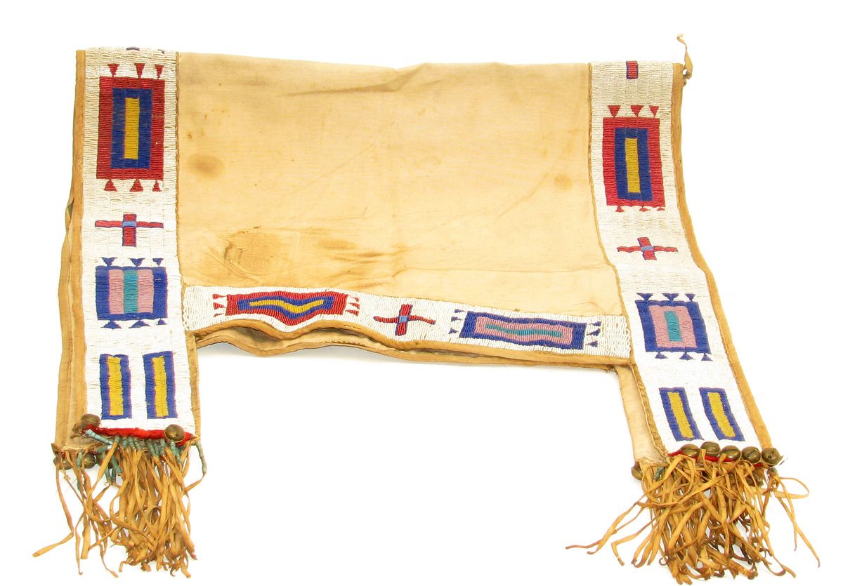 Handcrafted Native American Beaded Horse Regalia Saddle Blanket PWSD106