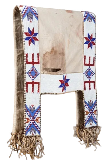 Native American Beaded Saddle Blanket