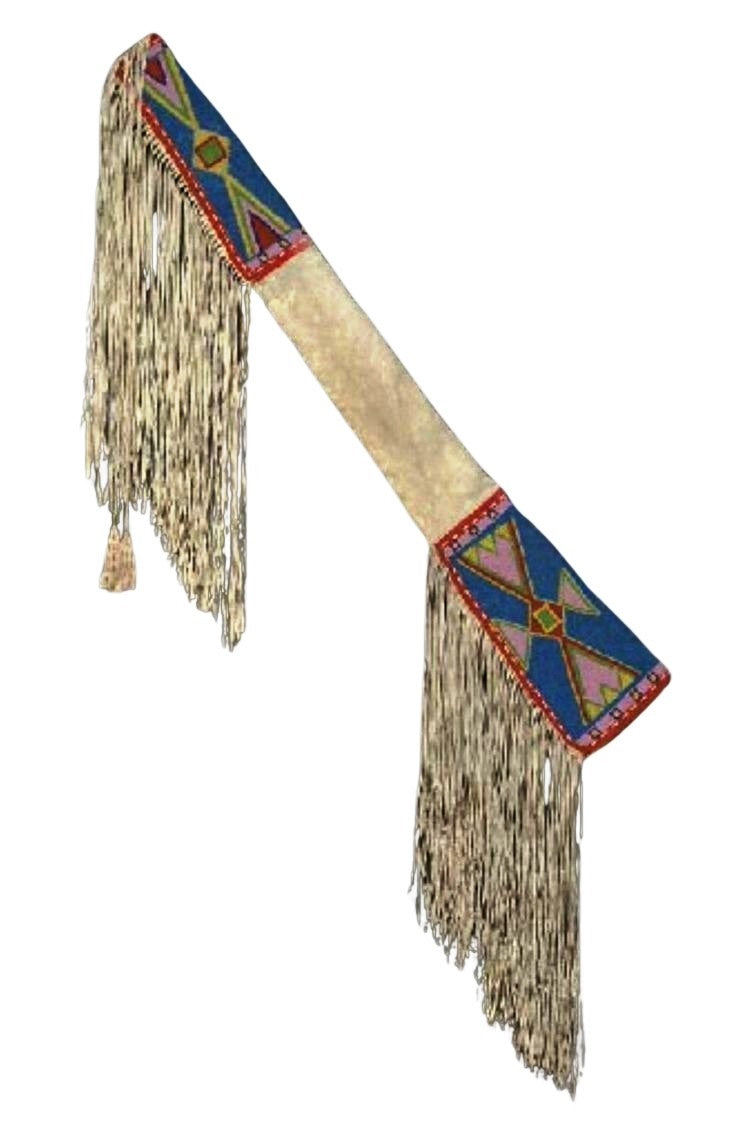 Native American Beaded Scabbard Rifle Sheath PWSC134
