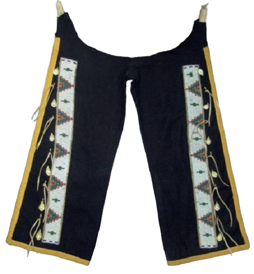 Native American Beaded Leather chaps
