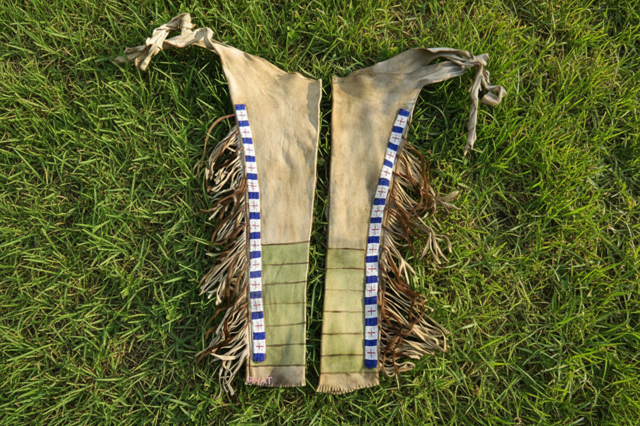 Native American Beaded Leather chaps