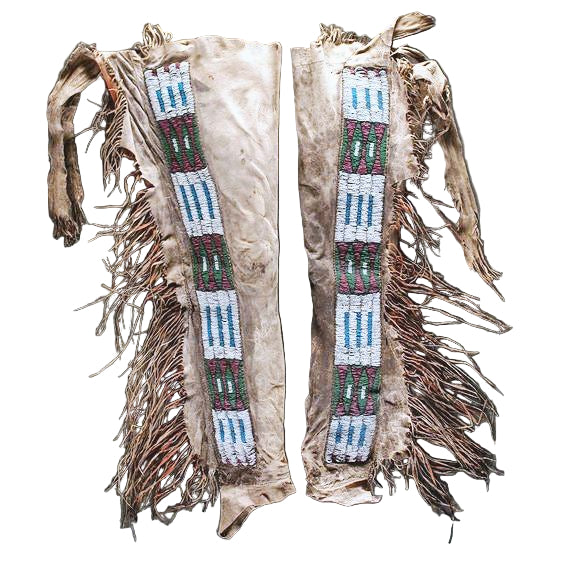 Native American Beaded Leather chaps