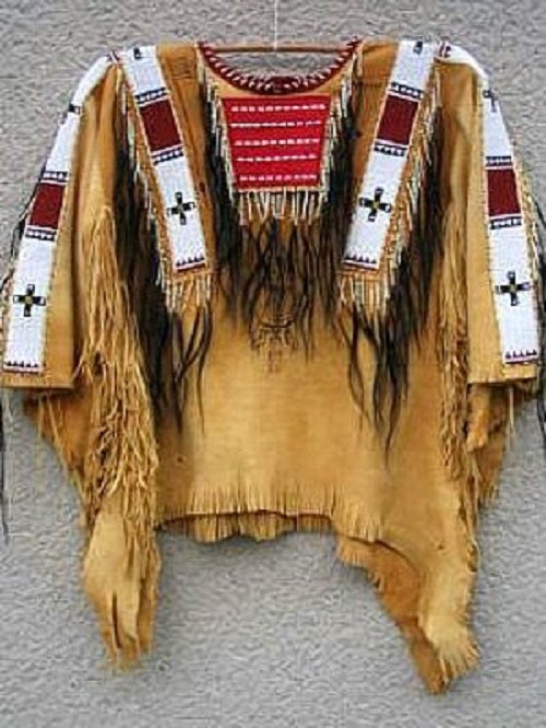 Native American Beaded War Shirt Powwow Regalia PWS226