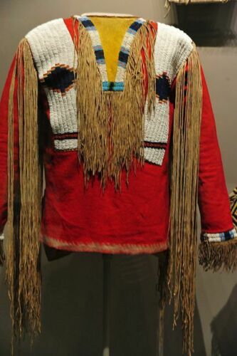 Native American Beaded War Shirt Powwow Regalia PWS57