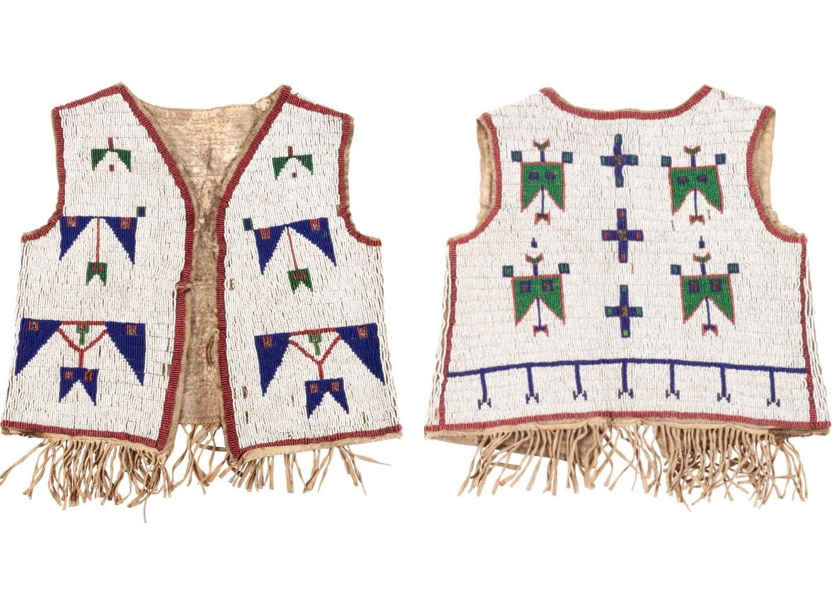 native American beaded vest