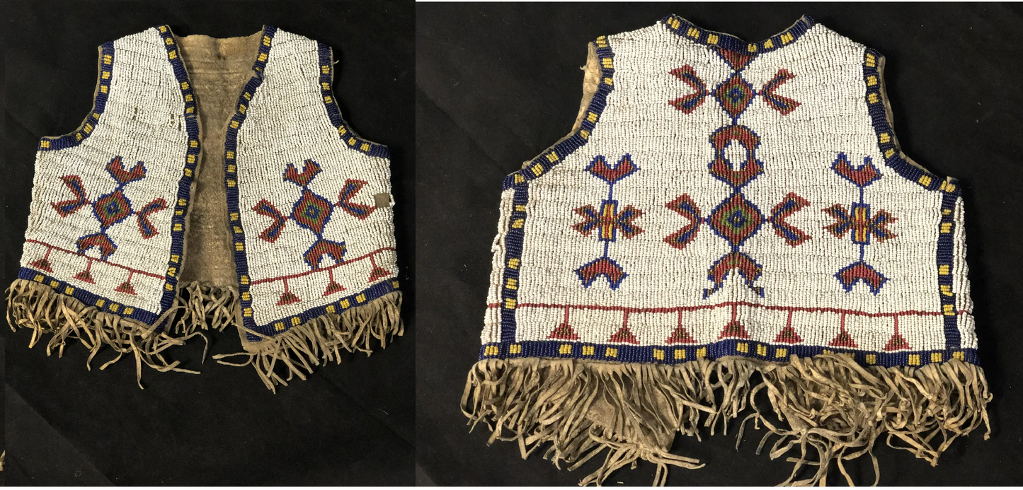 Native American Powwow Beaded Vest for Men NPV126