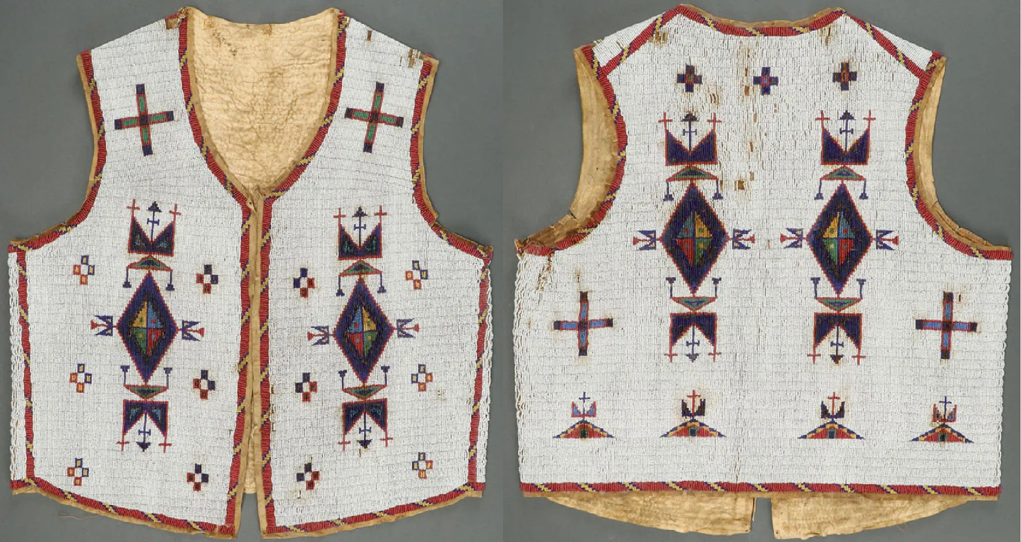 native American beaded vest