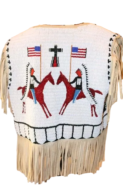 native American beaded vest
