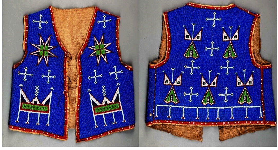 native American beaded vest