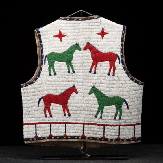native American beaded vest