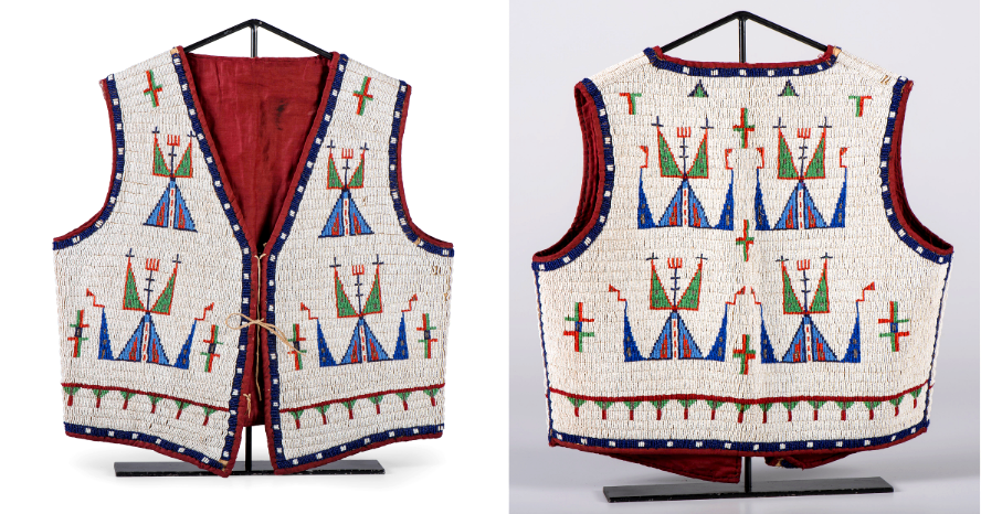 native American beaded vest
