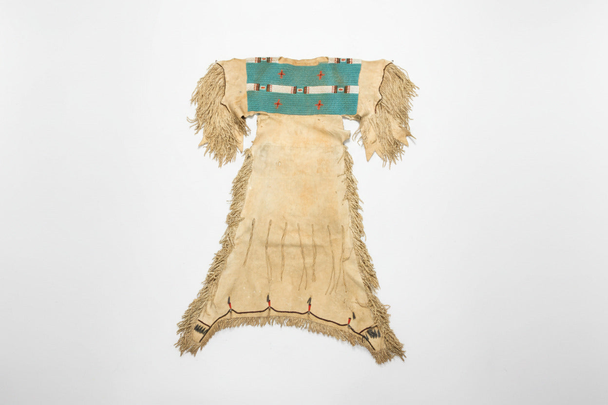 Native American Woman’s Beaded Yoke Dress for Powwow PWYD520