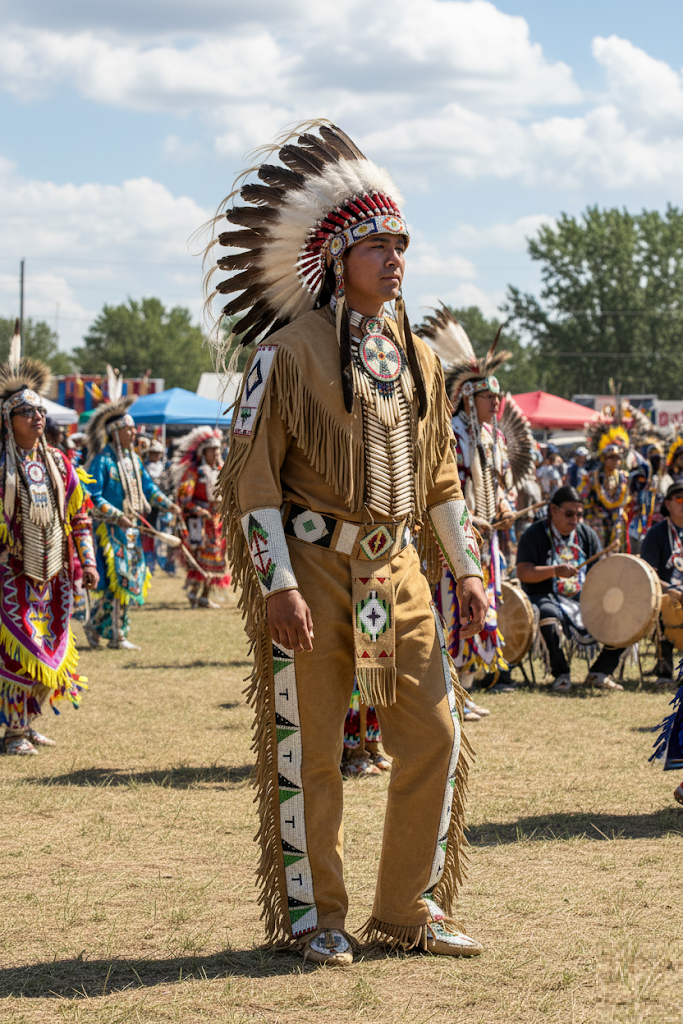 Native American Beaded Pant