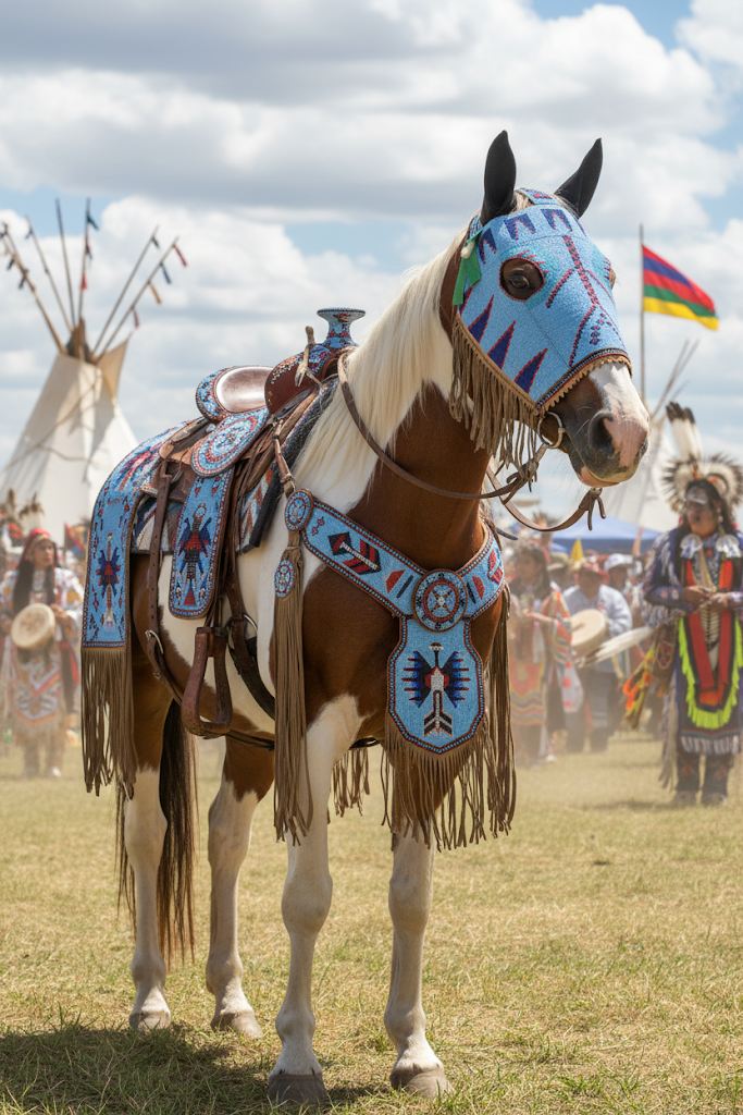 native american horse regalia powwow