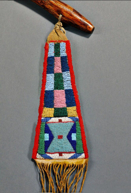 Native American Beaded Tomahawk Drop PWTD901