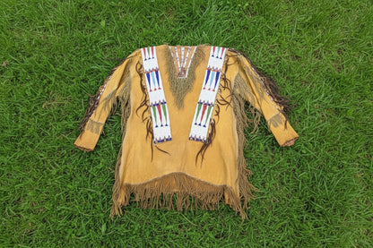 Native American Beaded War Shirt
