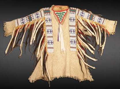 Native American Beaded War Shirt Powwow Regalia PWS133