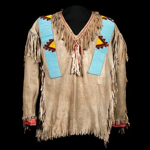Native American Beaded War Shirt Powwow Regalia PWS135