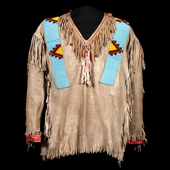 Native American Beaded War Shirt Powwow Regalia PWS135