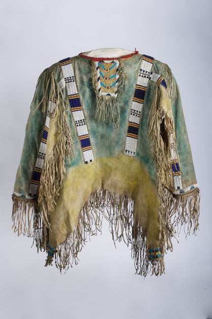 Native American Beaded War Shirt Powwow Regalia PWS136