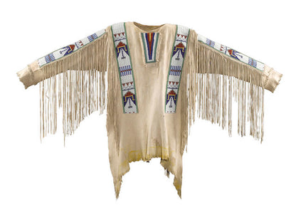 Native American Beaded War Shirt Powwow Regalia PWS138