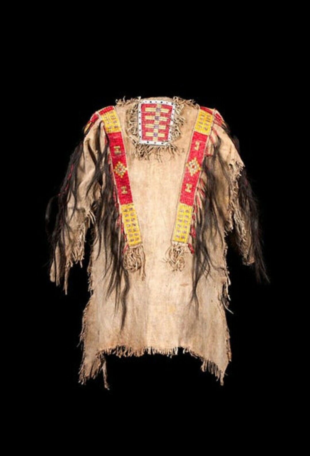Native American Beaded War Shirt Powwow Regalia PWS140