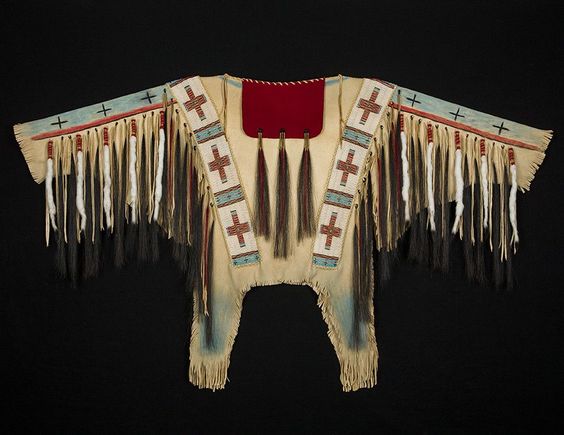 Native American Beaded War Shirt Powwow Regalia PWS149