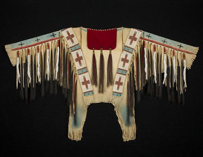 Native American Beaded War Shirt Powwow Regalia PWS149