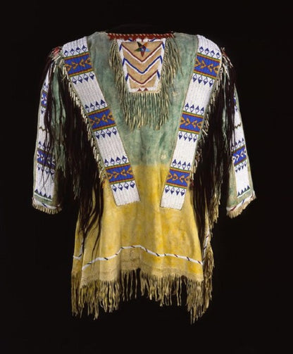 Native American Beaded War Shirt Powwow Regalia PWS164