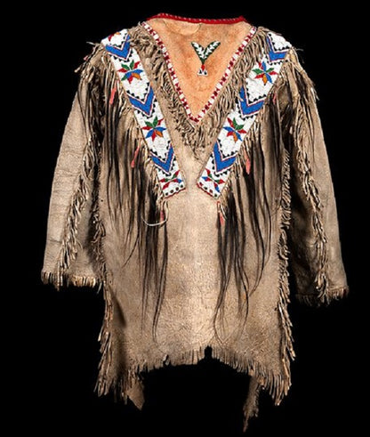 Native American Beaded War Shirt Powwow Regalia PWS165