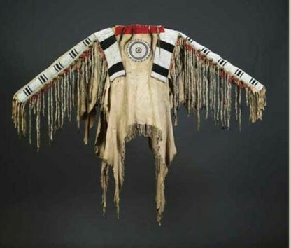 Native American Beaded War Shirt Powwow Regalia PWS169