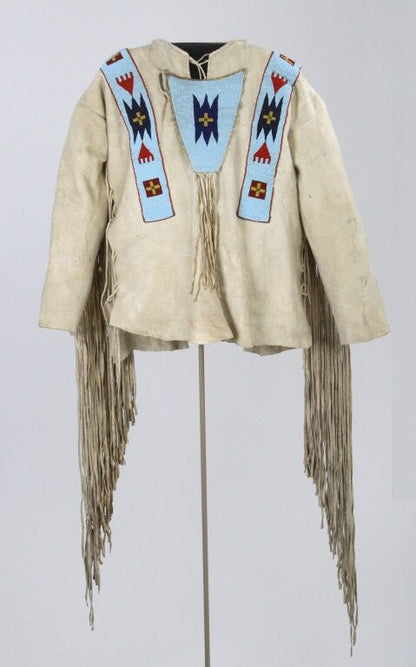 Native American Beaded War Shirt Powwow Regalia PWS176