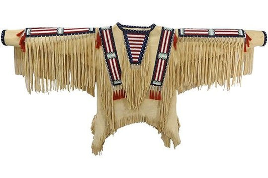 Native American Beaded War Shirt Powwow Regalia PWS180