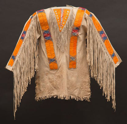 Native American Beaded War Shirt Powwow Regalia PWS185