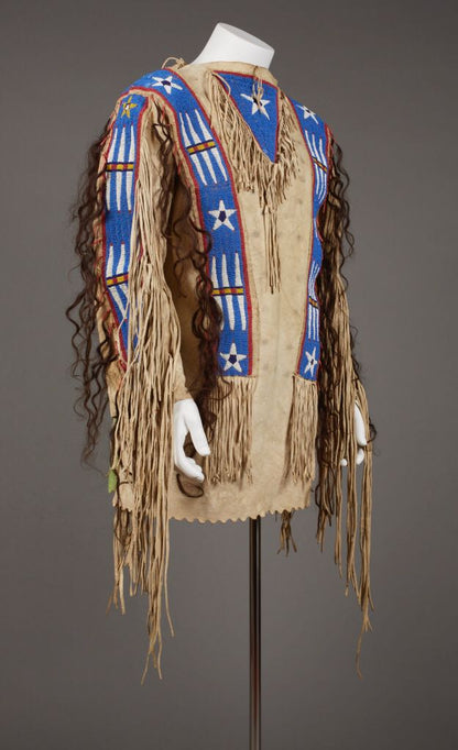 Native American Beaded War Shirt Powwow Regalia PWS227