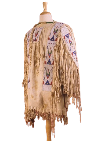 Native American Beaded War Shirt Powwow Regalia PWS62