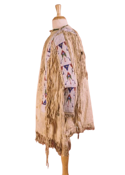 Native American Beaded War Shirt Powwow Regalia PWS62