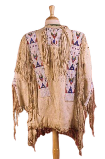 Native American Beaded War Shirt Powwow Regalia PWS62