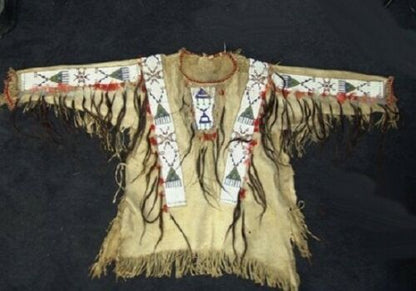 Native American Beaded War Shirt Powwow Regalia PWS825