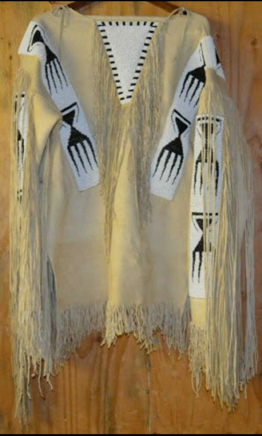 Beaded War Shirt For Powwow