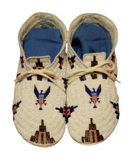 Native American Beaded Moccasin