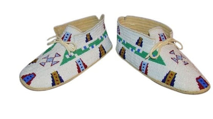 Native American Beaded Moccasin
