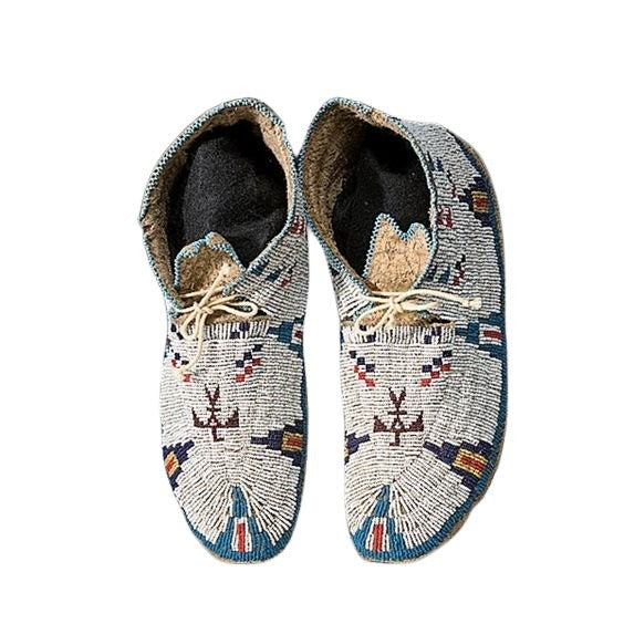 Native American Beaded Moccasin