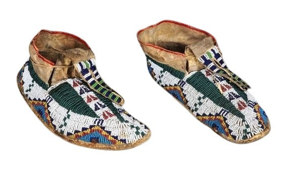 Native American Beaded Moccasin