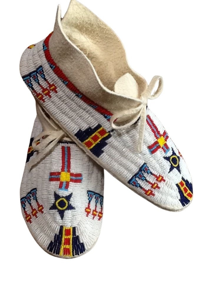 Native American Beaded Moccasin