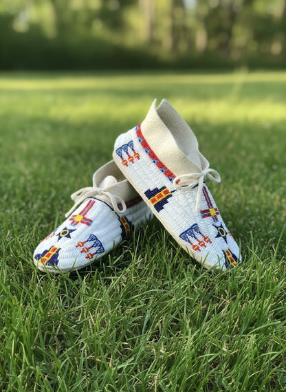 Native American Beaded Moccasin