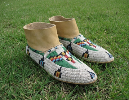 Native American Beaded Moccasin