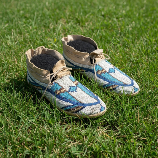 Native American Beaded Moccasin