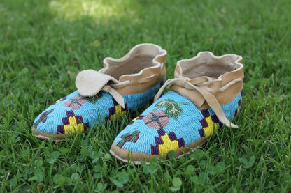 Native American Beaded Moccasin