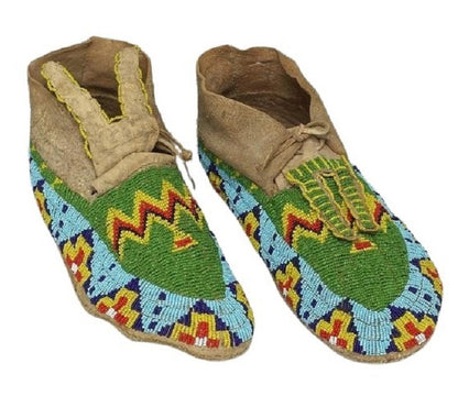 Native American Beaded Moccasin